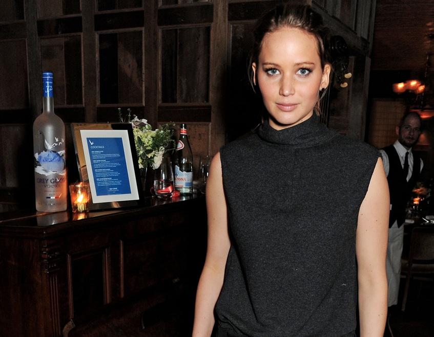 Jennifer Lawrence at the GREY GOOSE pre-BAFTAs dinner for Silver Linings Playbook