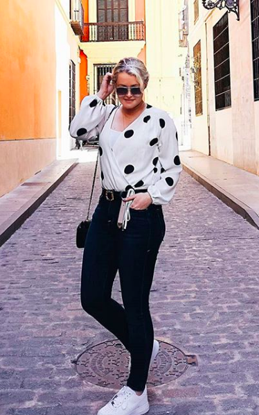 Lifestyle Blogger Lorna Weightman wears bodysuit from Zara