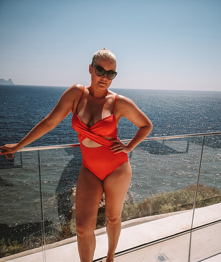 Lorna Weightman in Ibiza