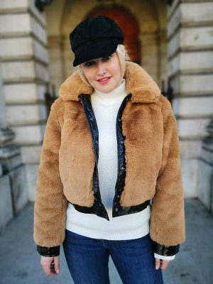ways to style a faux fur jacket