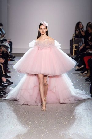 Giambattista Valli Spring Couture 2019 Pink Tulle