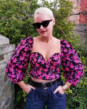 Lorna Weightman wearing In The Style floral top